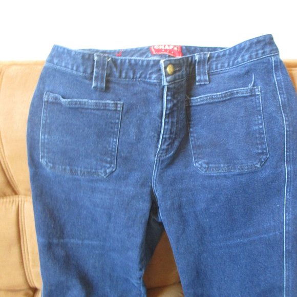 Chaps Denim Jeans Size 8 zipper on side - Picture 3 of 7